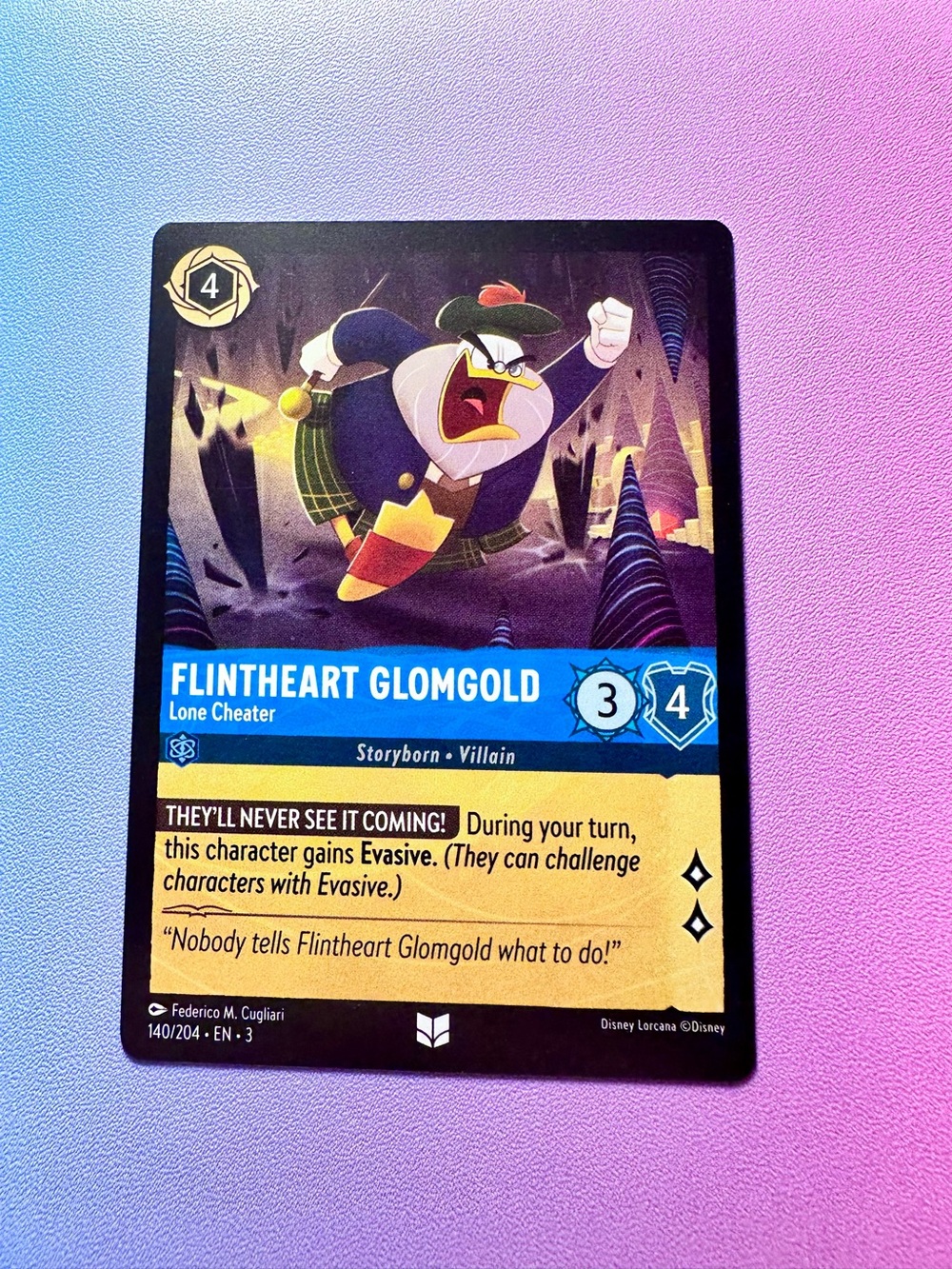 flintheart glomgold [ducktales] - 140/204 — lorcana: into the inklands
